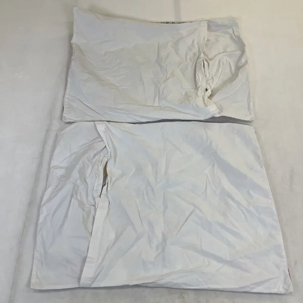 Pottery Barn Caesarea Israel Full/ Queen MultiColor Duvet Cover Set 2 Shams Boho